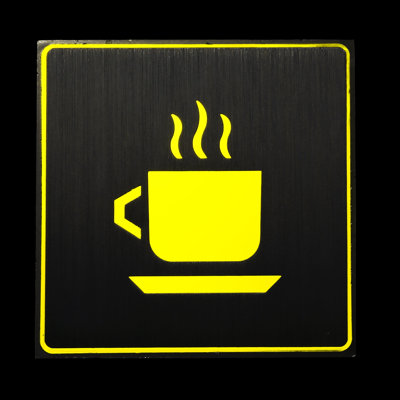 Enseigne DEL café 4,3 po