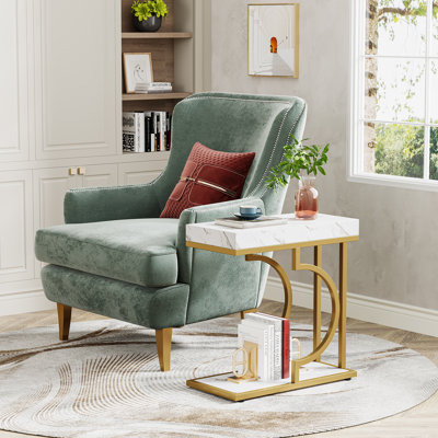 Adesire Rectangular Tray Top Side Table