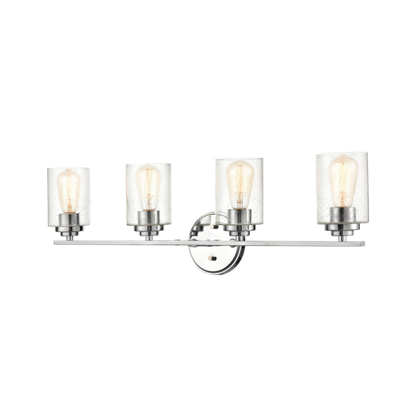 Éclairage pour meuble-lavabo 4 lumières Crandall, Chrome