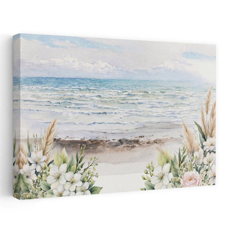 Rythme de la mer - vue sur la mer, H 24 po x l 36 po