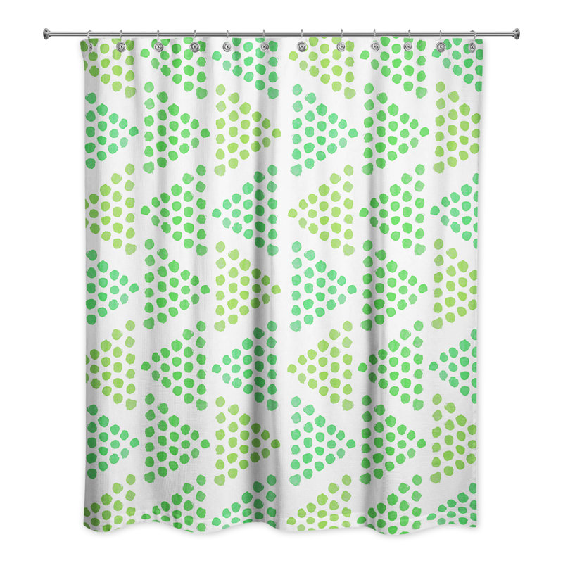 Rideau de douche Roschelle, Vert
