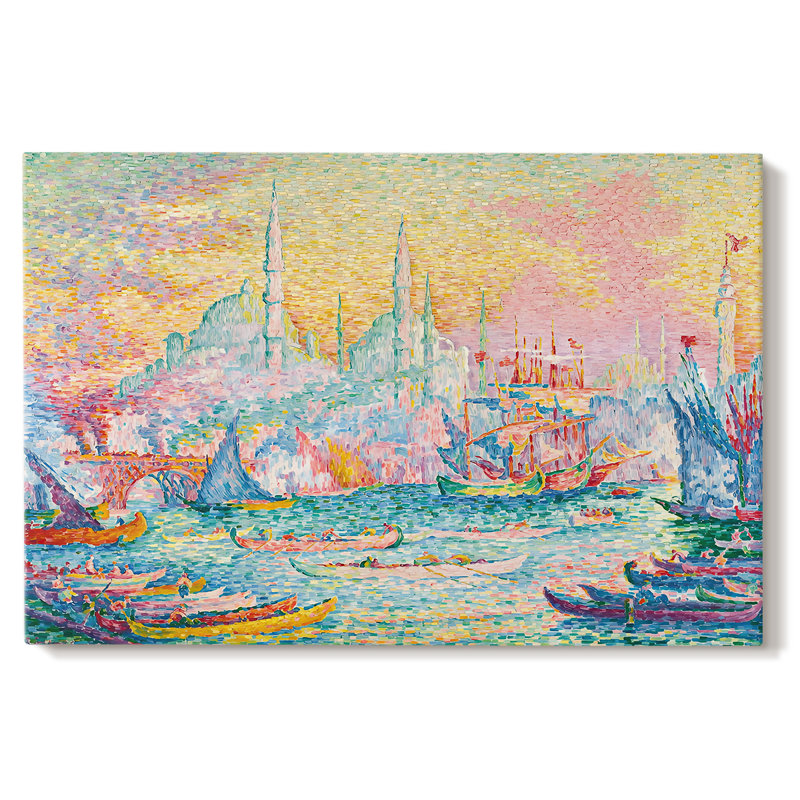 La corne d'or, Constantinople-Paul Signac-Toile tendue avec châssis-1907, 40x60