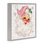 Estampe numérique Pastel Jolly Santa encadrée, design par Mollie B.