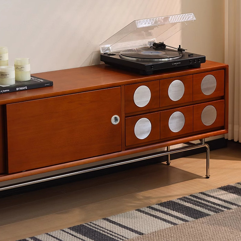 TV Cabinet with Polka Dots