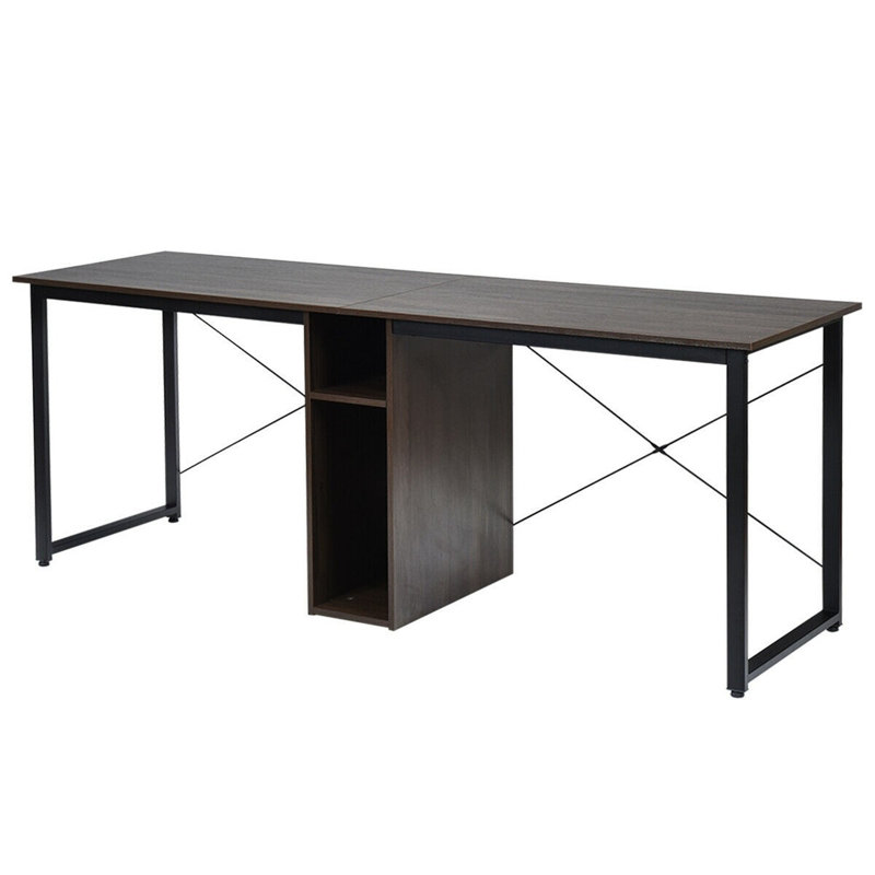 Ebern Designs Martin 79'' Desk & Reviews | Wayfair
