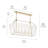 Delvin 6 - Light Dimmable Linear Chandelier-1139616537