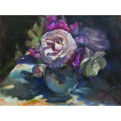 Loris Floral Bouquet - peinture sur toile tendue
