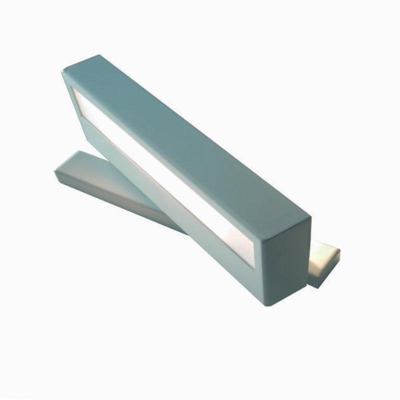 Dileo Flush Mounted Sconce, Brushed nickel
