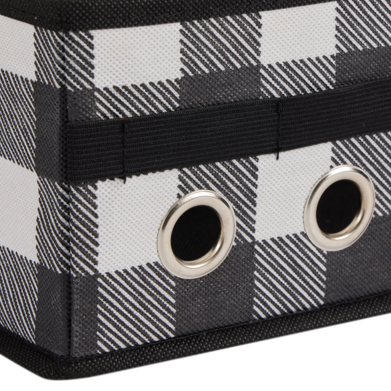 Boîte de rangement Gracie Oaks Buffalo Plaid
