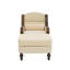 Chaise longue rembourrée avec poches latérales-1952350459