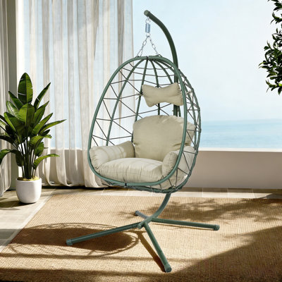 Fauteuil à œufs moderne en métal Premium