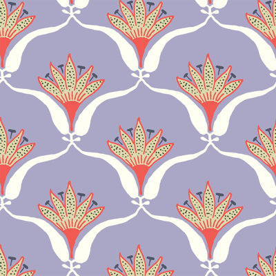 Shanghai Wallflower 10' L x 25" W Wallpaper Tile