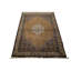 Tapis unique en laine noué à la main de style 1980S de 3 pi 8 po x 5 pi 2 po Caitlin