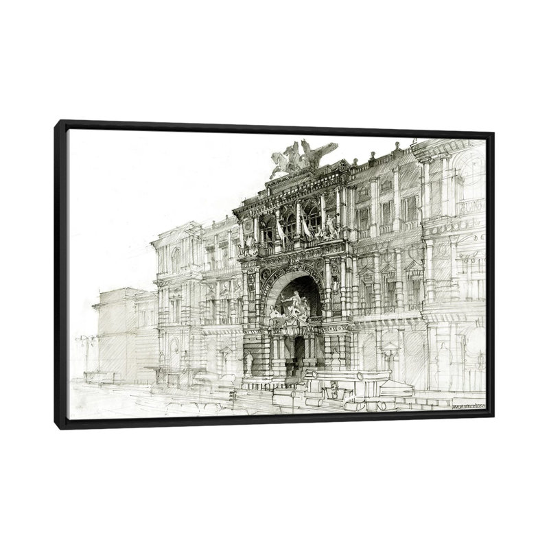 « old de la technologie » par maja wronska, impression sur toile, H 18 po x l 26 po x P 1,5 po, Toile avec cadre noir