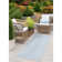 Amanda Geometric Aqua Indoor / Outdoor Area Rug