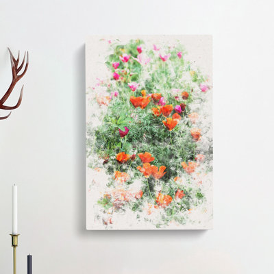 Poppy Field - Wrapped Canvas
