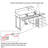 Grosmark Makeup Vanity Desk with Stool and LED Mirror-1374454032