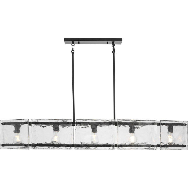 Rivera 5 - Light Dimmable Linear Chandelier
