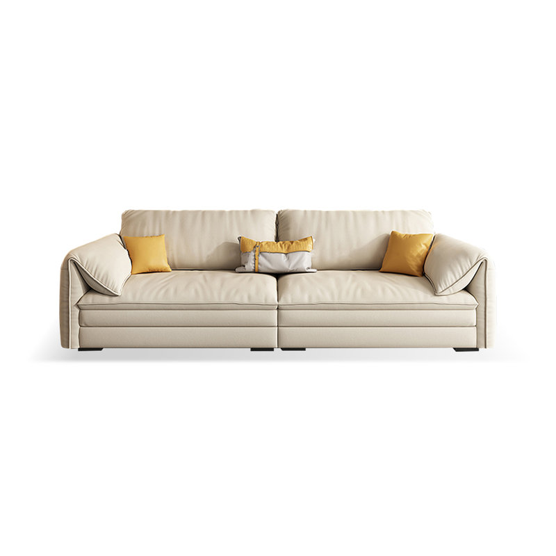 Khaki Polyester Modular Sofa