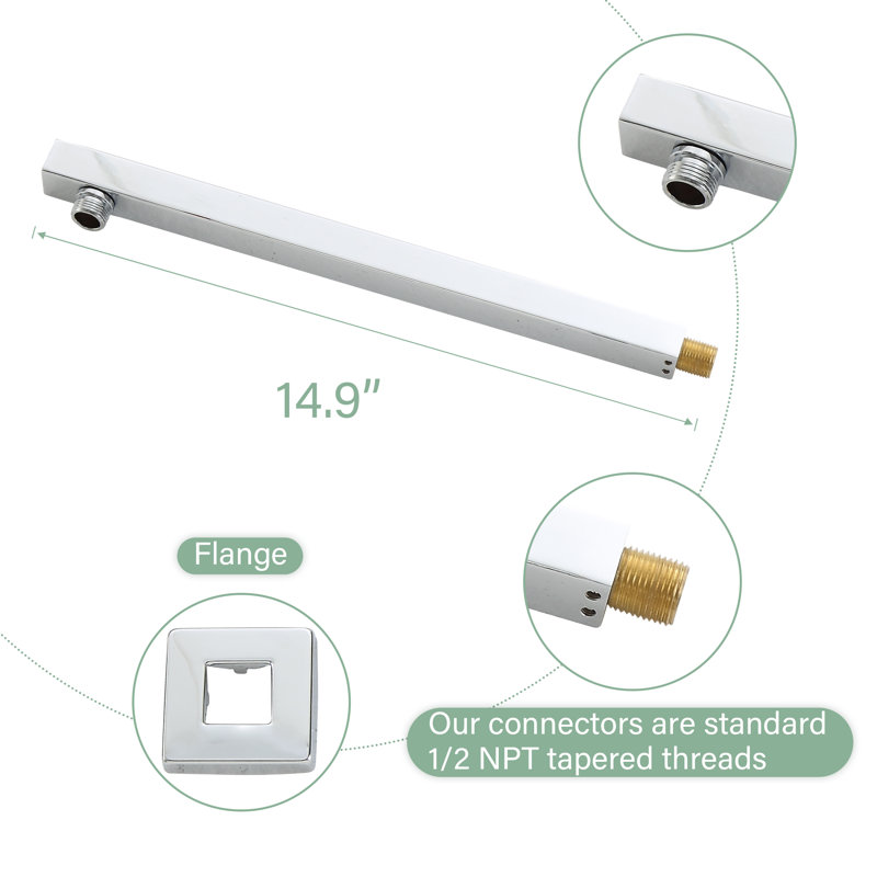 Complete Shower System with Rough in-Valve, Chrome