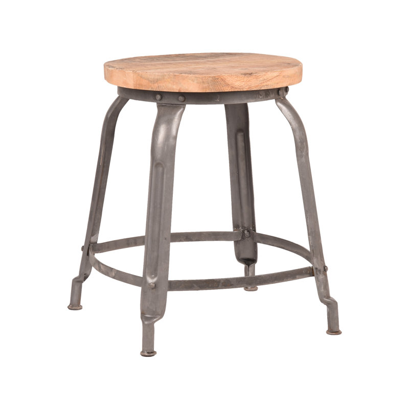 ClipperCove Solid Wood Accent Stool
