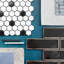 Carreau de mosaïque en porcelaine 1 po x 1 po HoneyComb Remi-63332678