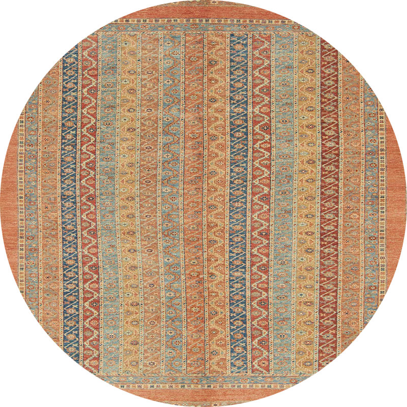 Tapis abstrait moderne 2698, Rond 7 pi