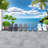Durable Hdpe Patio Chaise Lounges, White Adjustable Modern Design For Outdoor Pools