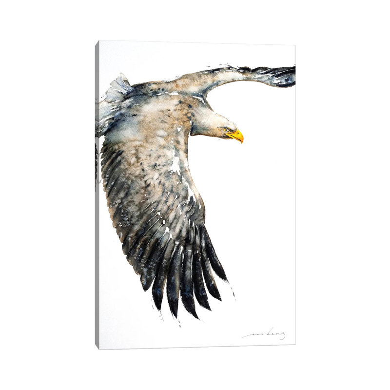 Soar Like Eagle IV by Soo Beng Lim - Wrapped Canvas Gallery-Wrapped Canvas Giclée, 20.32 cm H x 30.48 cm W