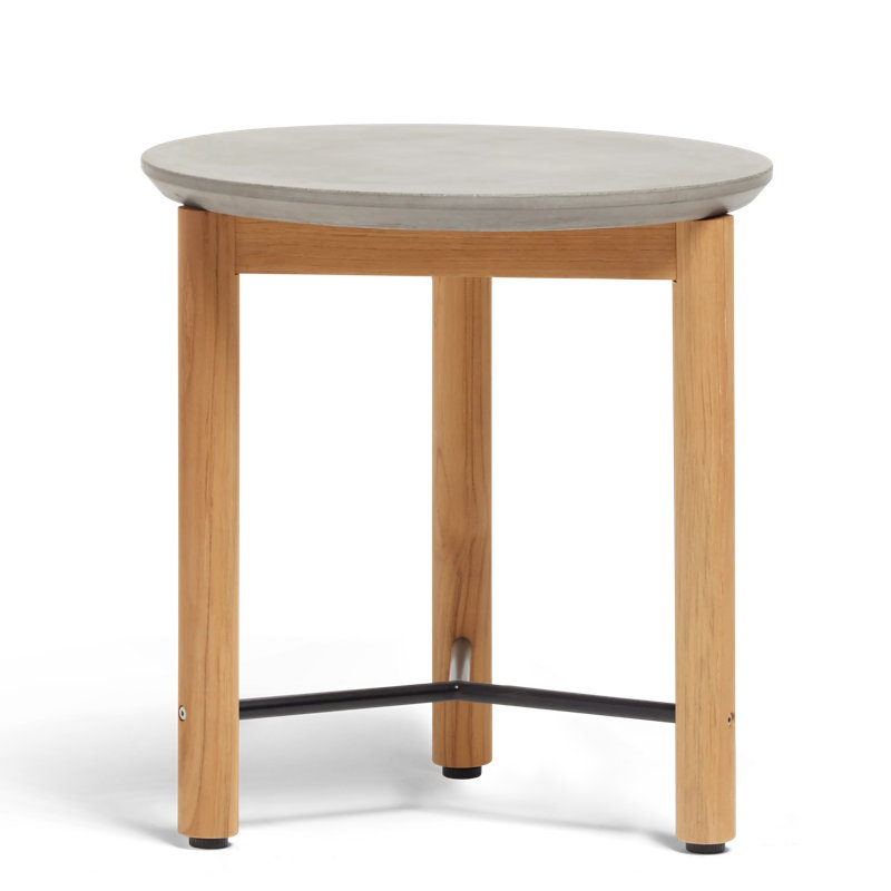 Haven Outdoor Round Teak Side Table