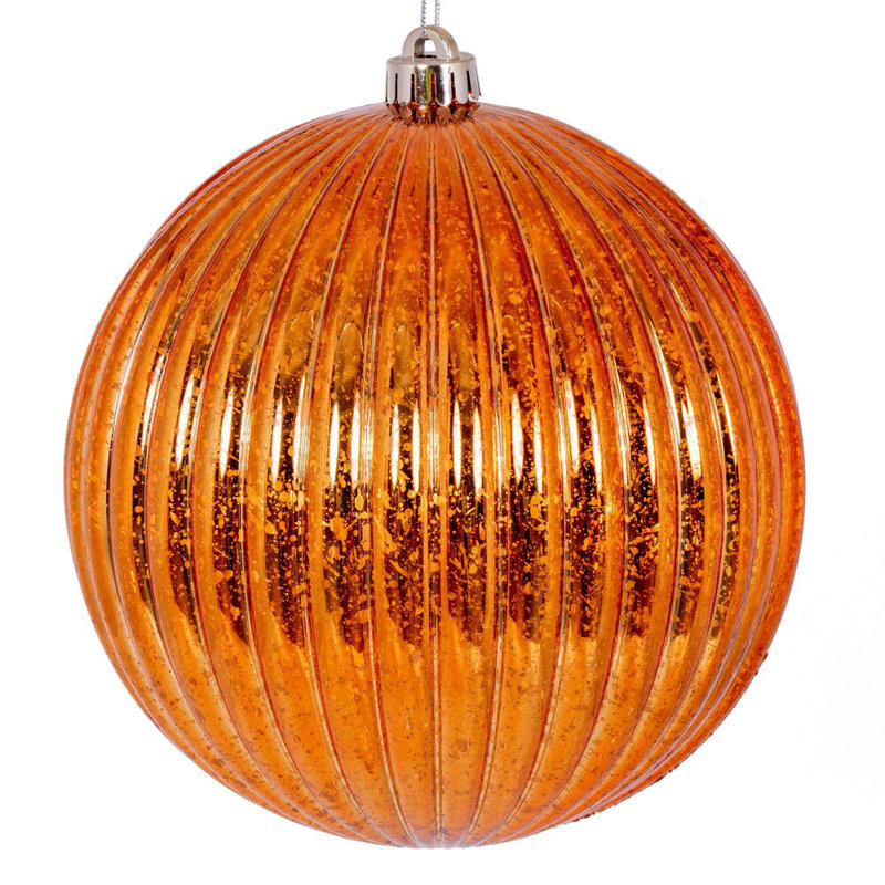Ensemble de 6 boules de Noël Chistmas, Orange