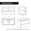 Meuble-lavabo simple 24 po avec dessus en céramique avec trop-plein Derrance, pré-assemblé-2075475024-2025746520