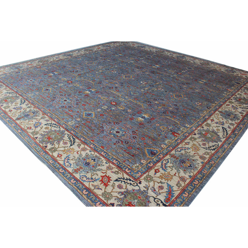 One-of-a-Kind 14' X 14'4" Hand Knotted Area Rug