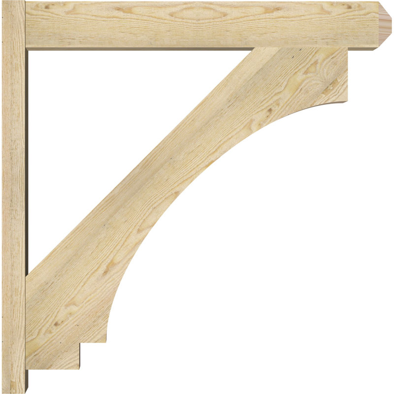 Persienne impériale, Sapin Douglas de 6 po (sciage brut), P 34 po x H 34 po