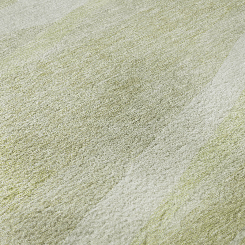 Premium Machine Washable Wayne AMF1099 Swirls Rug, Runner 2'3" x 7'6"