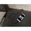 Table de chevet gris chaud, fabrication en bois massif, garniture, table de chevet de style moderne, gris, bois
