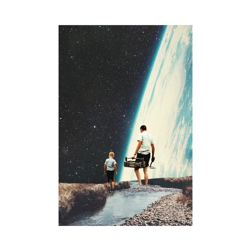 We Will Always Come Back Here by Frank Moth - Wrapped Canvas Print