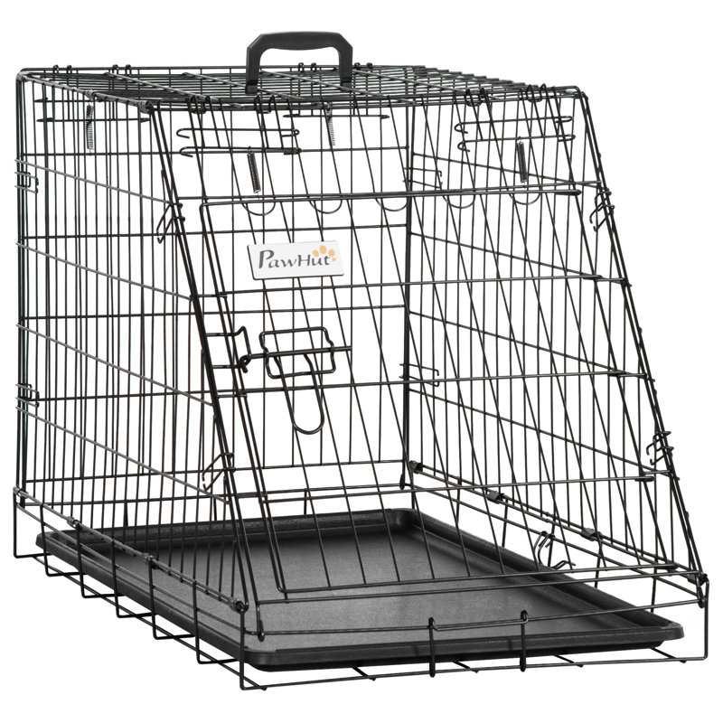 Palmdale Metal Collapsible Pet Crate with 1 Door