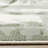 Manzelli Modern Abstract Green Cream Area Rug-1711487533