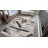Geometric Machine Woven Polypropylene Area Rug in Black/Beige/Grey-961746315
