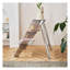 Table de bout moderne en forme de Z pliante avec structure en ABS et en acier