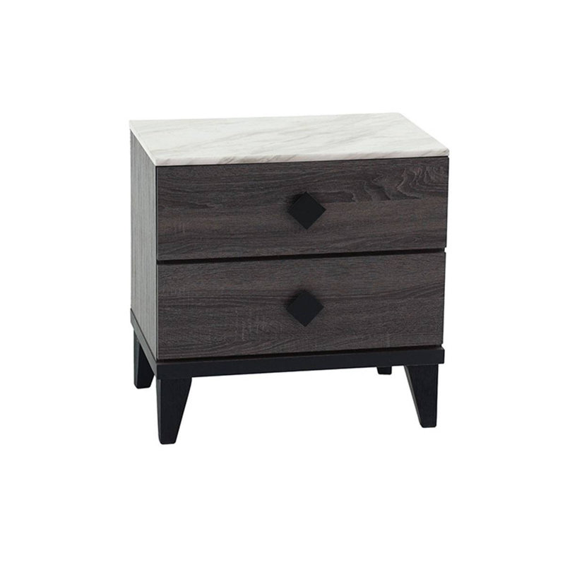 Gurdas 23'' W Nightstand, Gray