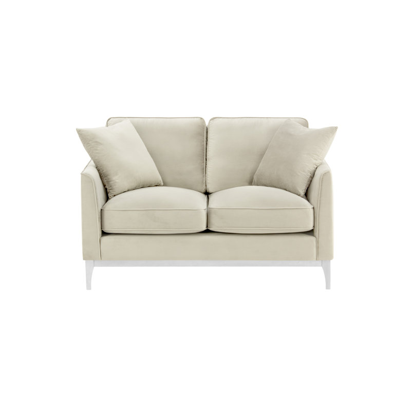 Jaaron Loveseat, 2, Beige, White