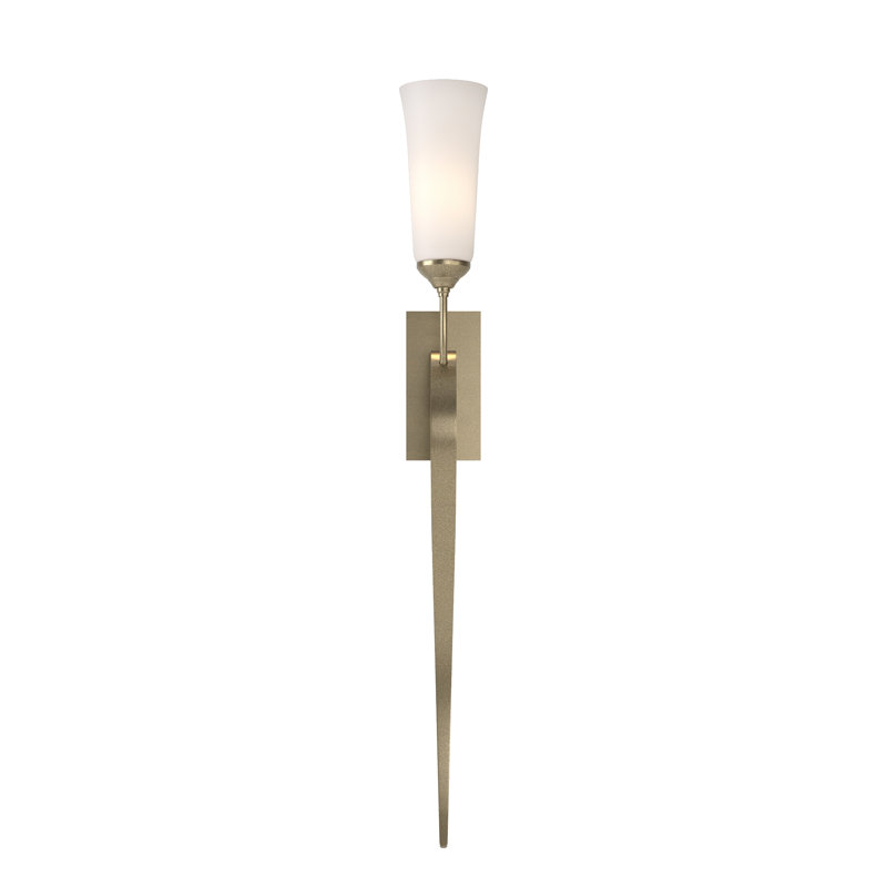 Sweeping Taper 1 - Light Dimmable Wallchiere, Soft Gold
