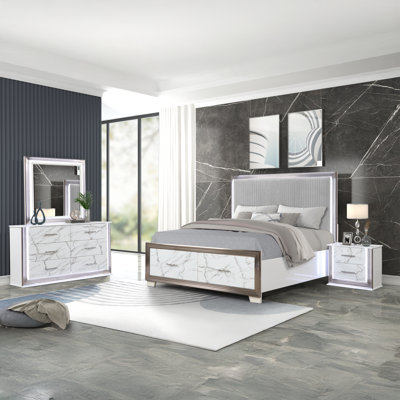 Witney 4PC Bedroom Set White