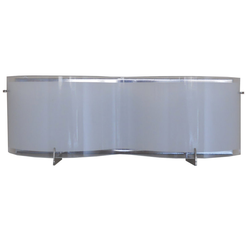 Barre d'éclairage de salle de bain 2 lumières Cutler