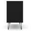 Rockefeller 35" Mid-Century Modern 3-Drawer Bachelor's Chest in Black-664729100