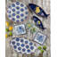 Plateau de service 15 po Euro Ceramica Azul Tile
