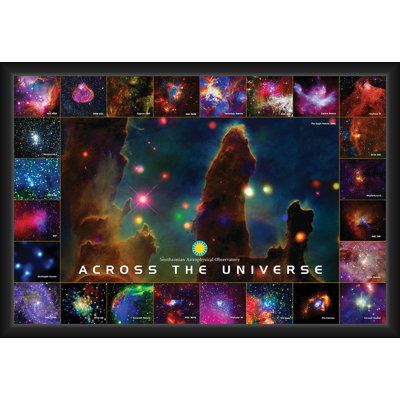  Officiellement sous licence Smithsonian - Across the Universe, affiche d'art - 24 x 36 po - reproduction décorative - papier affiche - prêt à encadrer