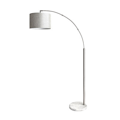 Clementas 69'' Silver Arched Floor Lamp